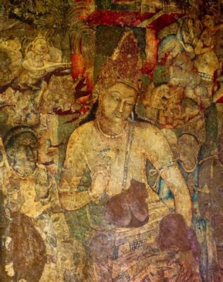 Die Ajanta-Wandmalerei Padmapani! Ein Meisterwerk buddhistischer Ikonographie und sanfter Farbkunst